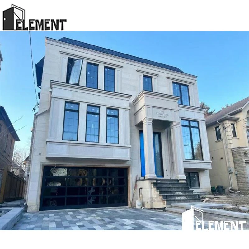 דלת מוסך חתך מזכוכית